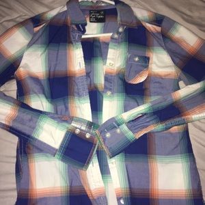 American Eagle button up plaid